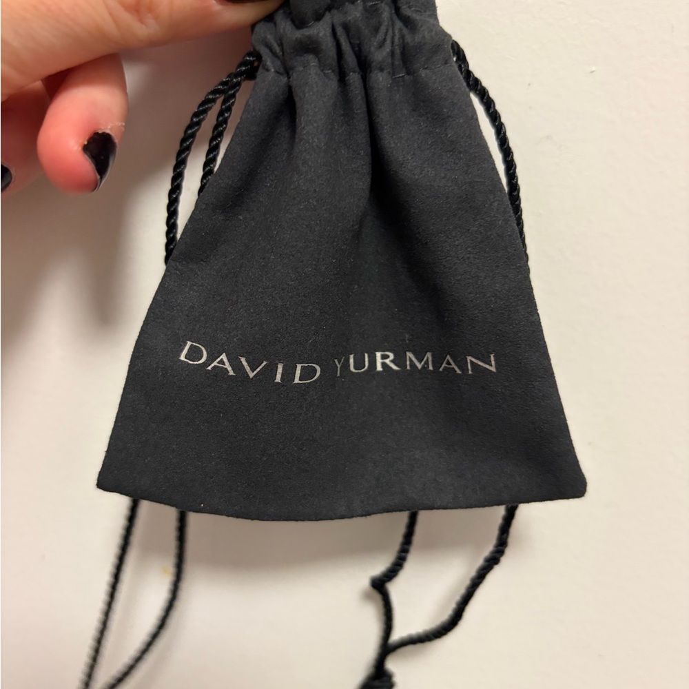 David Yurman Petite Wheaton Ring - Prasiolite and Diamonds. Size 6.5! - Picture 7 of 7